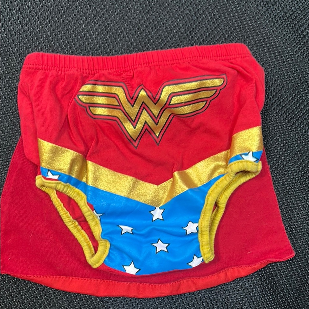 Wonder Woman Kids Costume Skirt - Red, Gold, and Blue